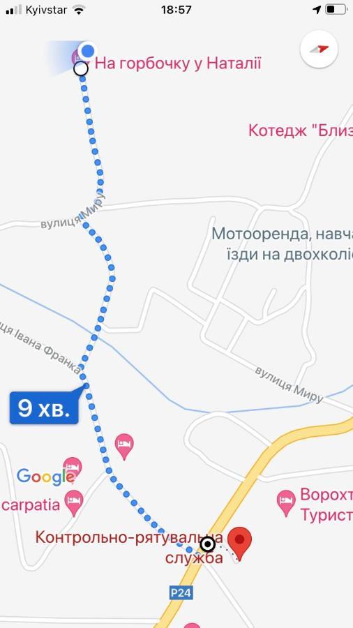 Отель Na Gorbochku U Natali Ворохта Экстерьер фото